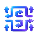 Arrow Slide Puzzle Game startup logo on Aura++