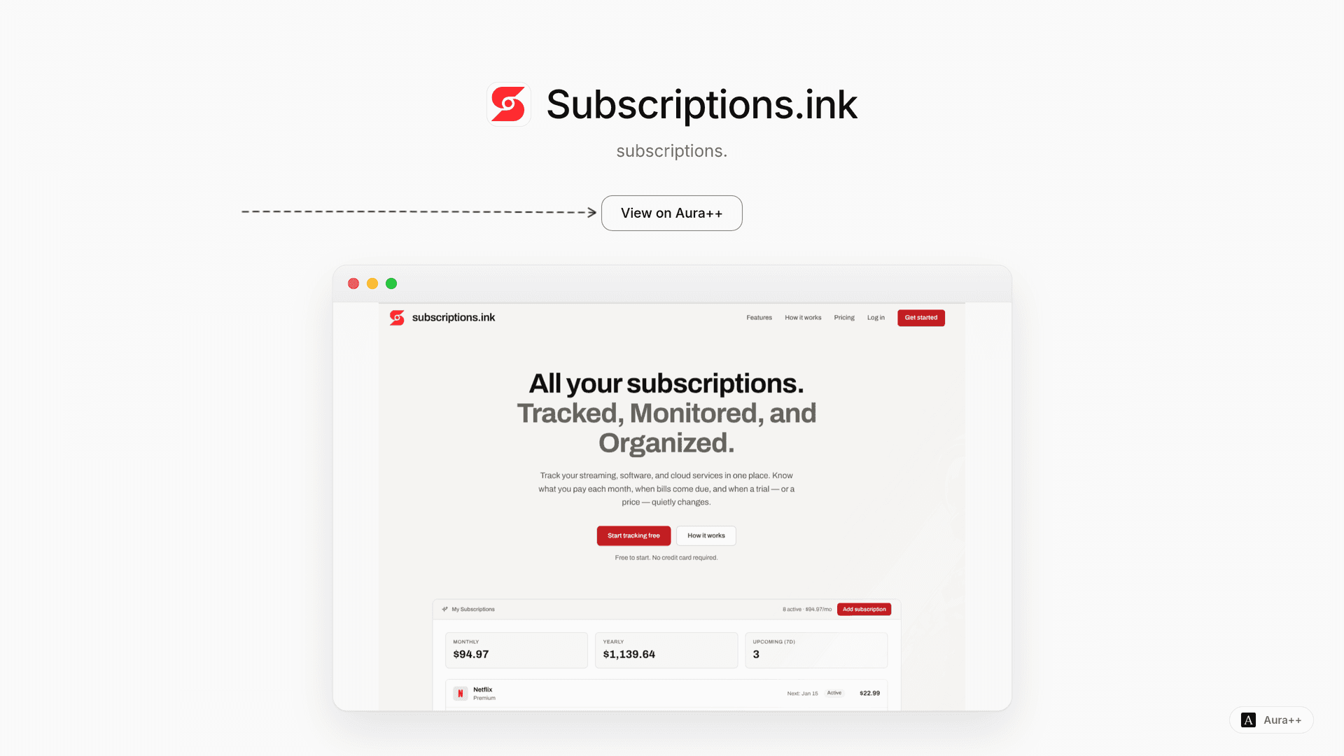Manage Your Digital Spending with Subscriptions.ink Tracker