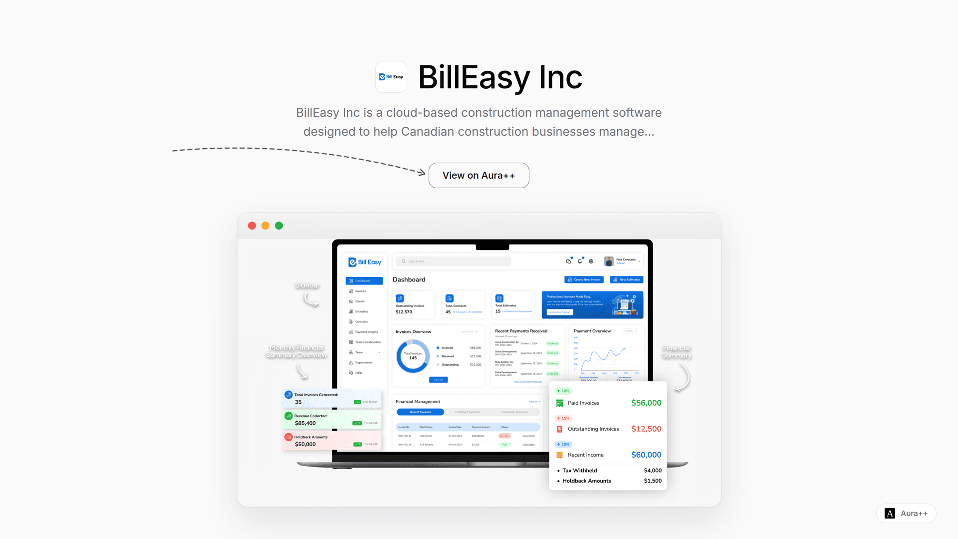 Streamline Construction Projects with BillEasy's All-in-One Software