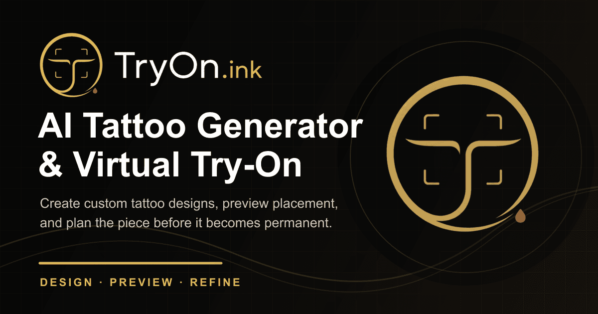 AI Tattoo Design & Planning Studio product preview for startup listing on Aura++