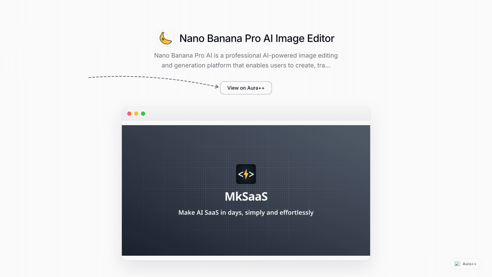 Nano Banana Pro AI Image Editor launch story featured image on Aura++