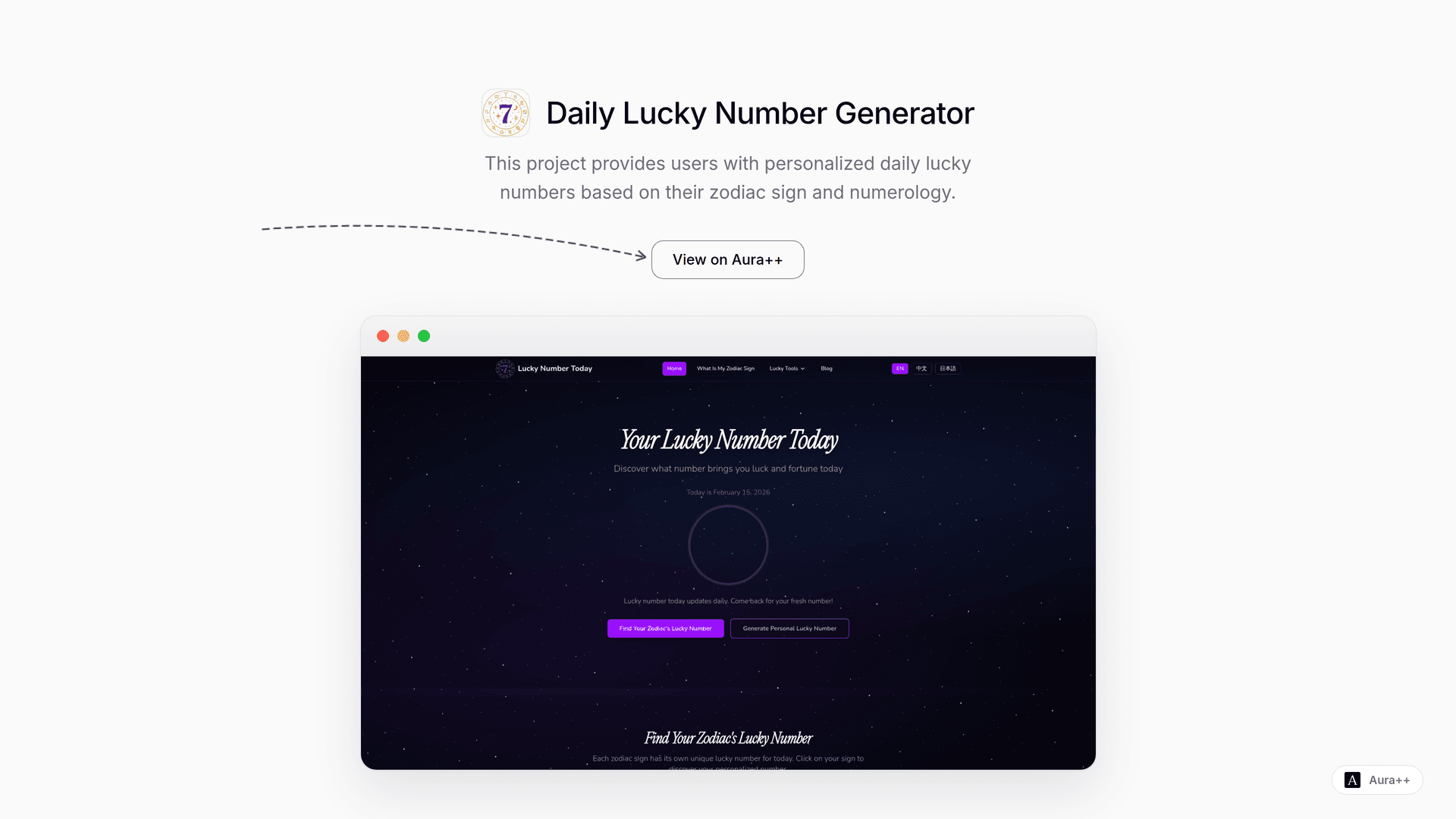 Discover Daily Luck with Personalized Zodiac Numbers