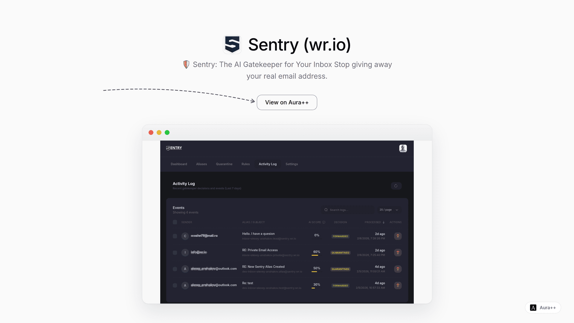 Protect Your Inbox: How Sentry Uses AI to Block Data Leaks