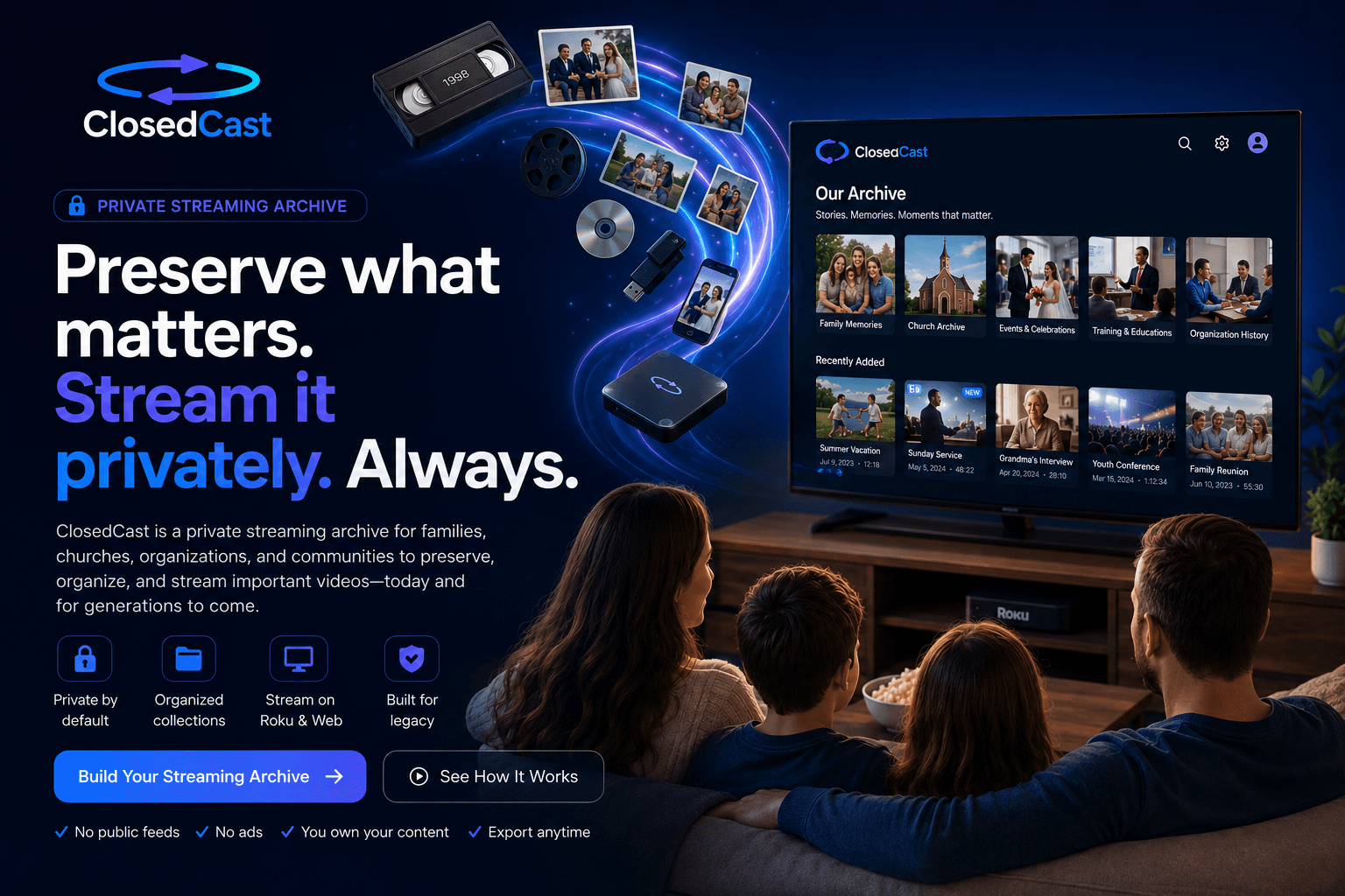 ClosedCsmt.com product preview for startup listing on Aura++