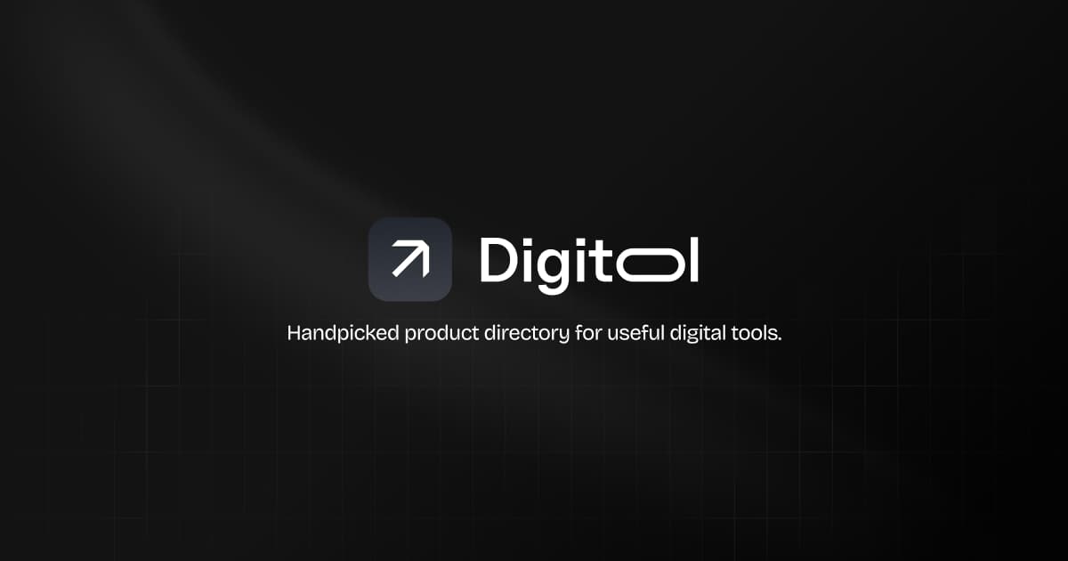 Digitool Digital Tools Directory product preview for startup listing on Aura++
