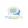 WhatsMarketing startup logo on Aura++