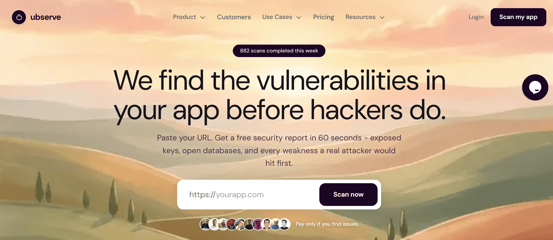 Ubserve  product preview for startup listing on Aura++