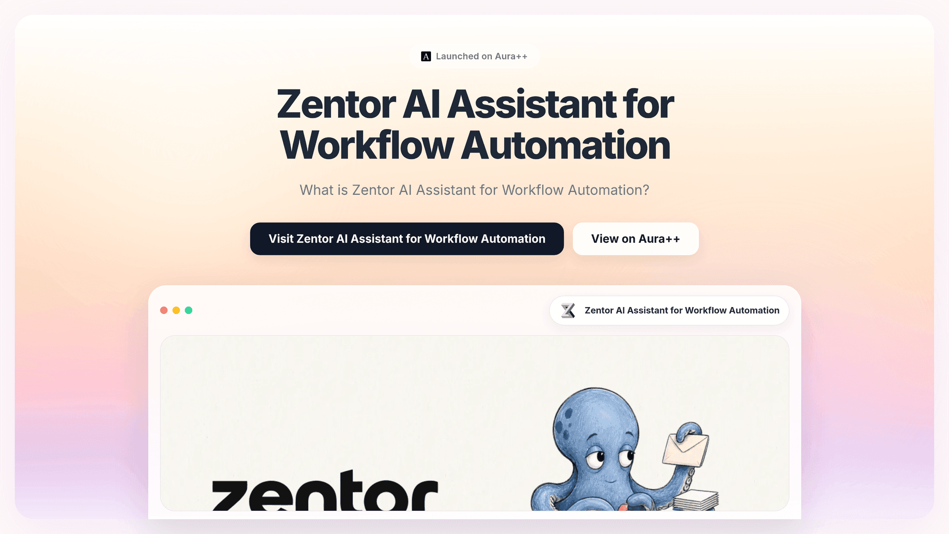 Boost Productivity with Zentor AI's Workflow Automation Tools