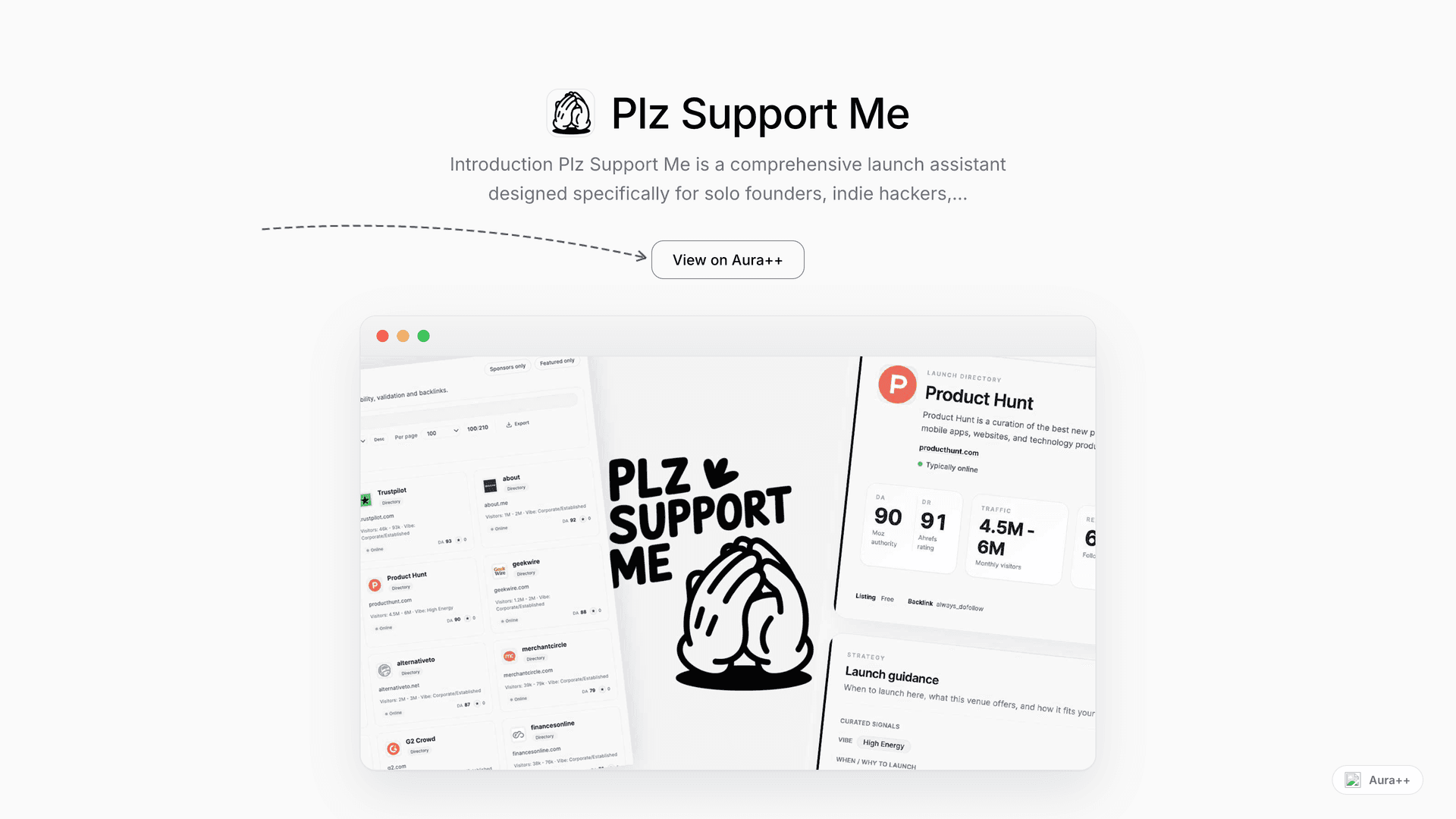 Plz Support Me - Launch Copilot launch featured image on Aura++
