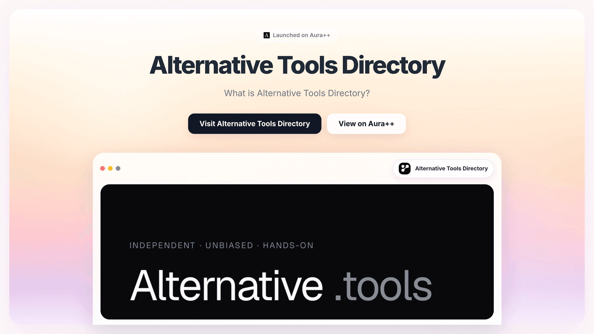 Discover Better Software with Alternative Tools Directory