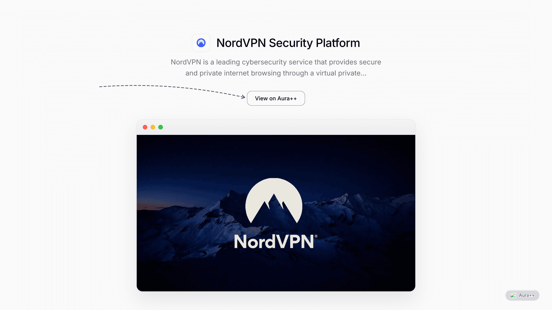 NordVPN Security Platform launch story featured image on Aura++