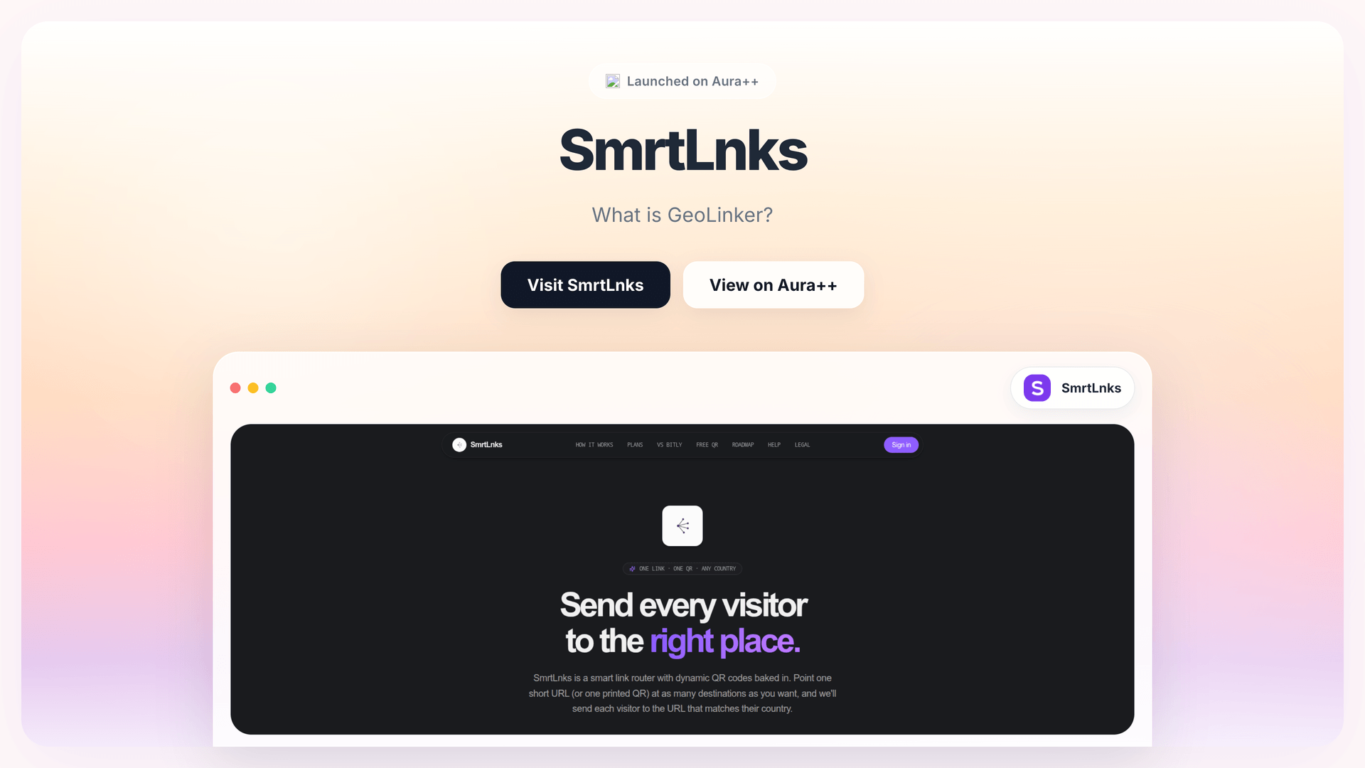 SmrtLnks launch story featured image on Aura++