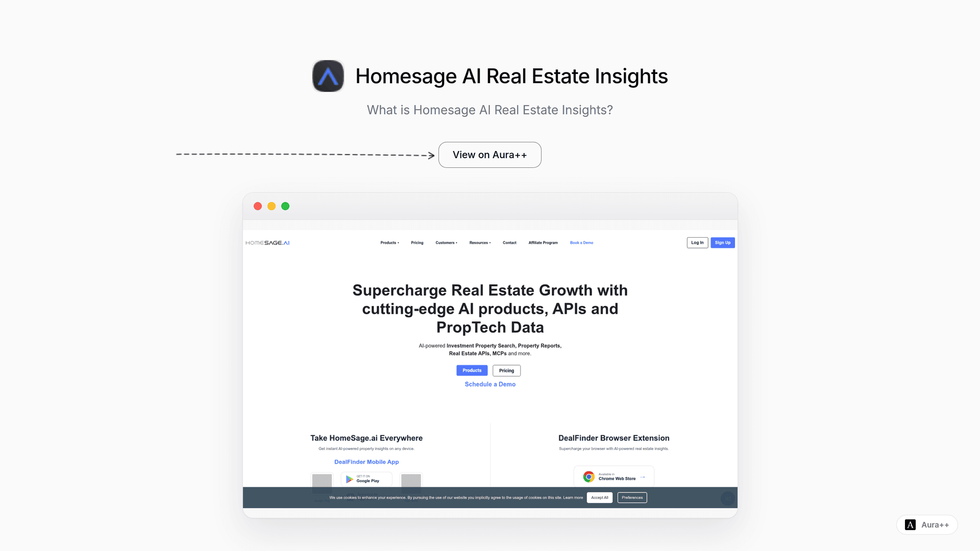 Homesage AI Real Estate Insights