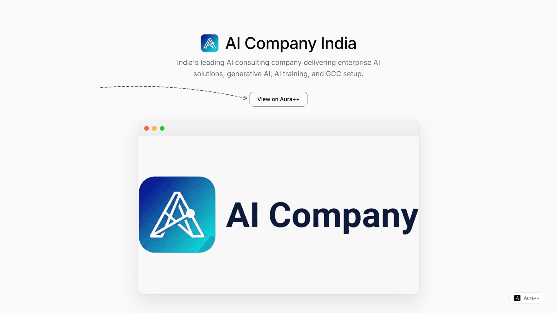 AI Company India