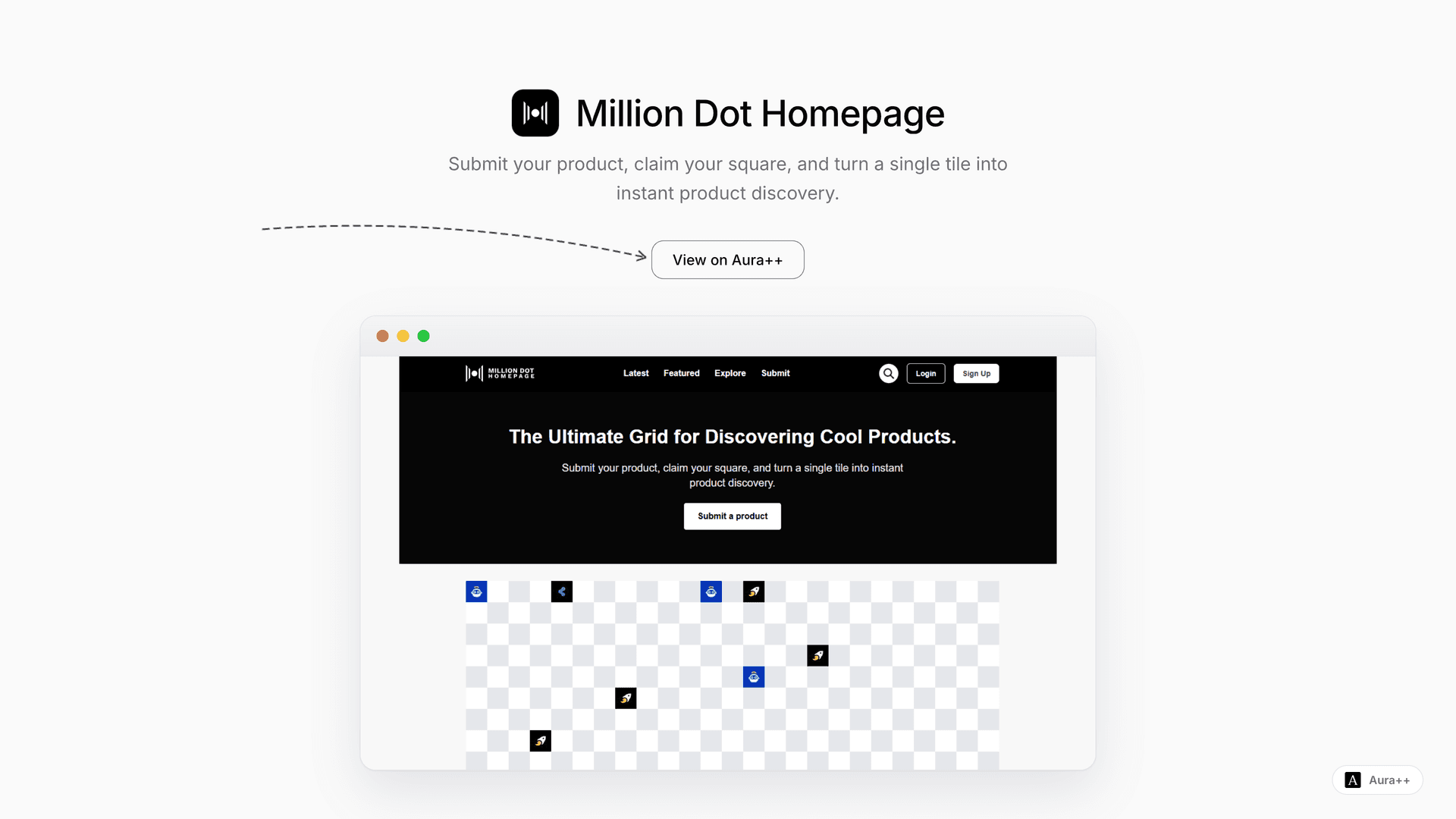 Million Dot Homepage launch story featured image on Aura++