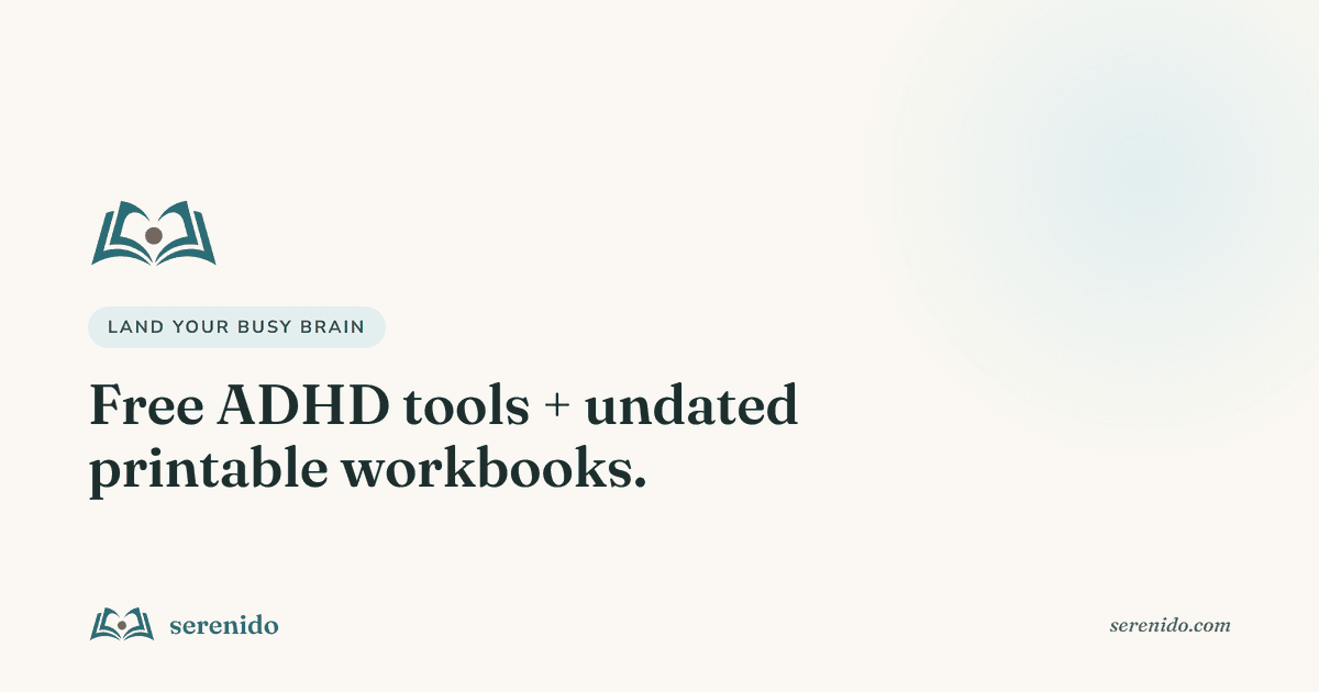 Serenido ADHD Support Tools product preview for startup listing on Aura++