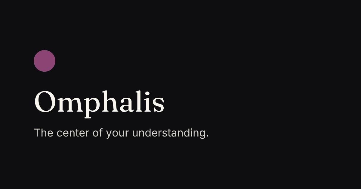 Omphalis: Structured Content Capture & Recall product preview for startup listing on Aura++