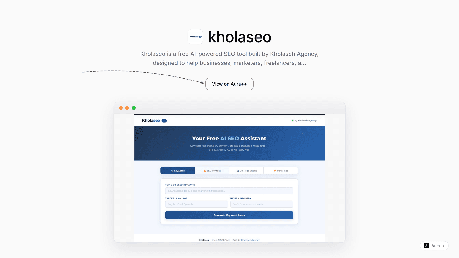 Unlock Free SEO Success with Kholaseo's AI-Powered Tools