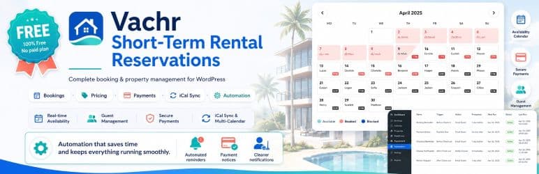 WordPress Rental Booking Engine