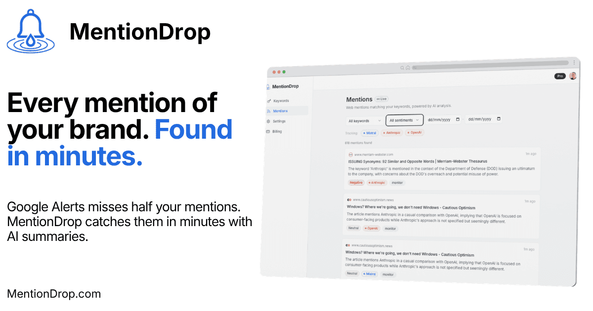 MentionDrop 