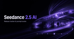 Seedance 2.5 AI startup logo on Aura++