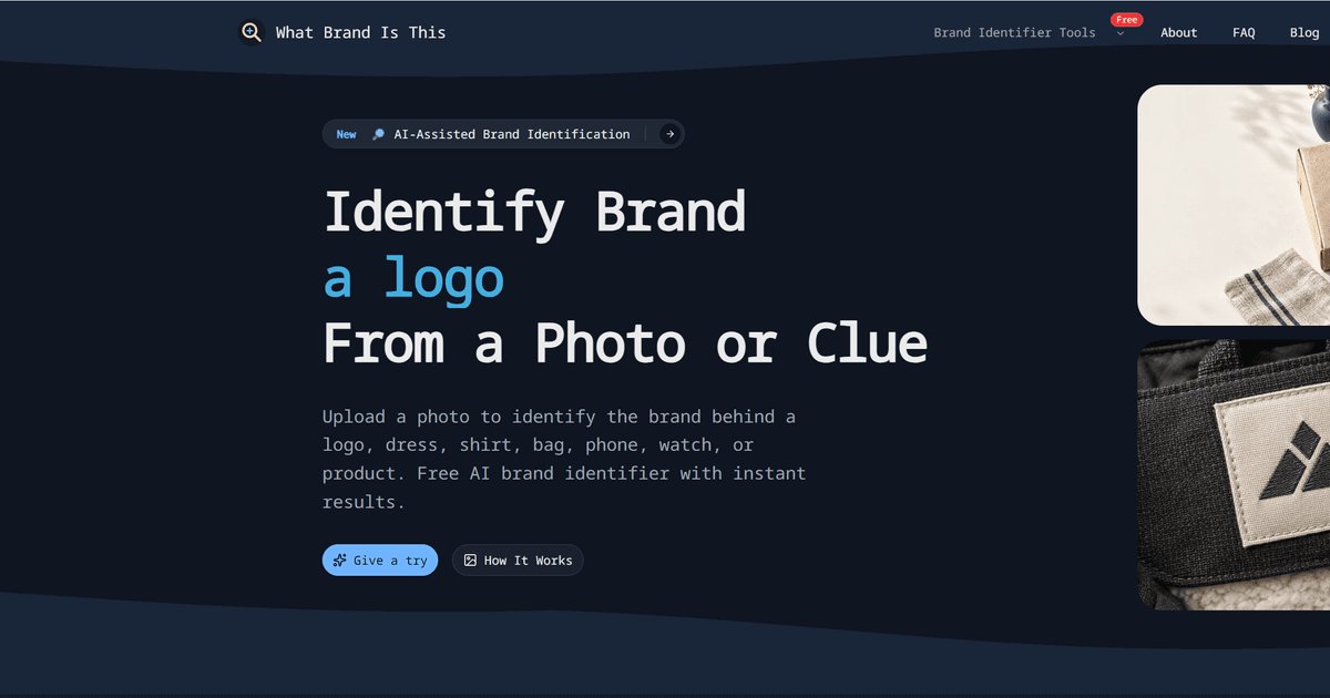What Brand Is This product preview for startup listing on Aura++