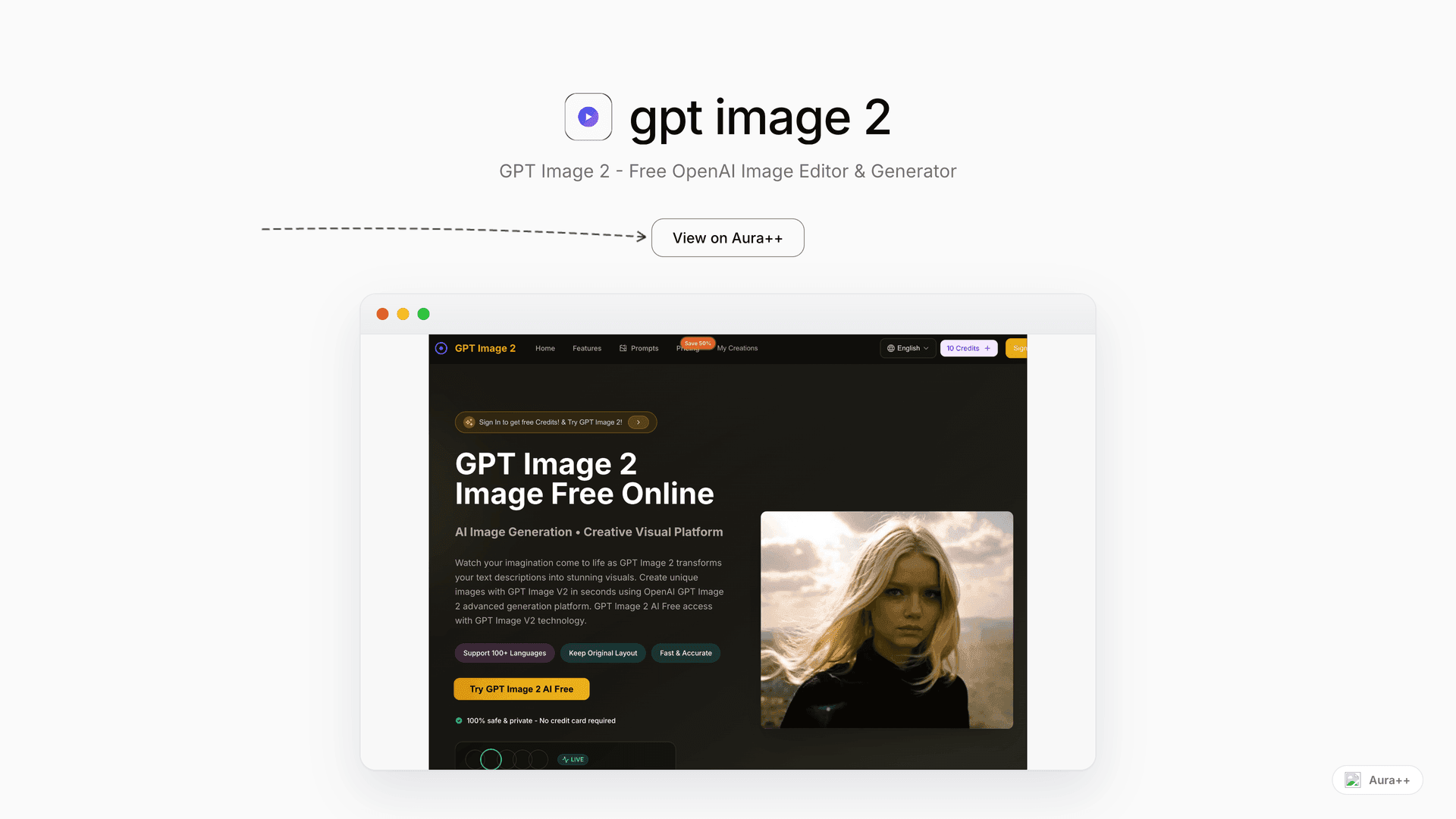 gpt image 2 launch featured image on Aura++