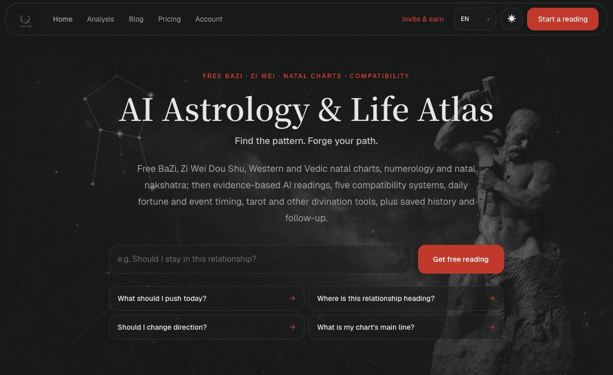 FateForge product preview for startup listing on Aura++