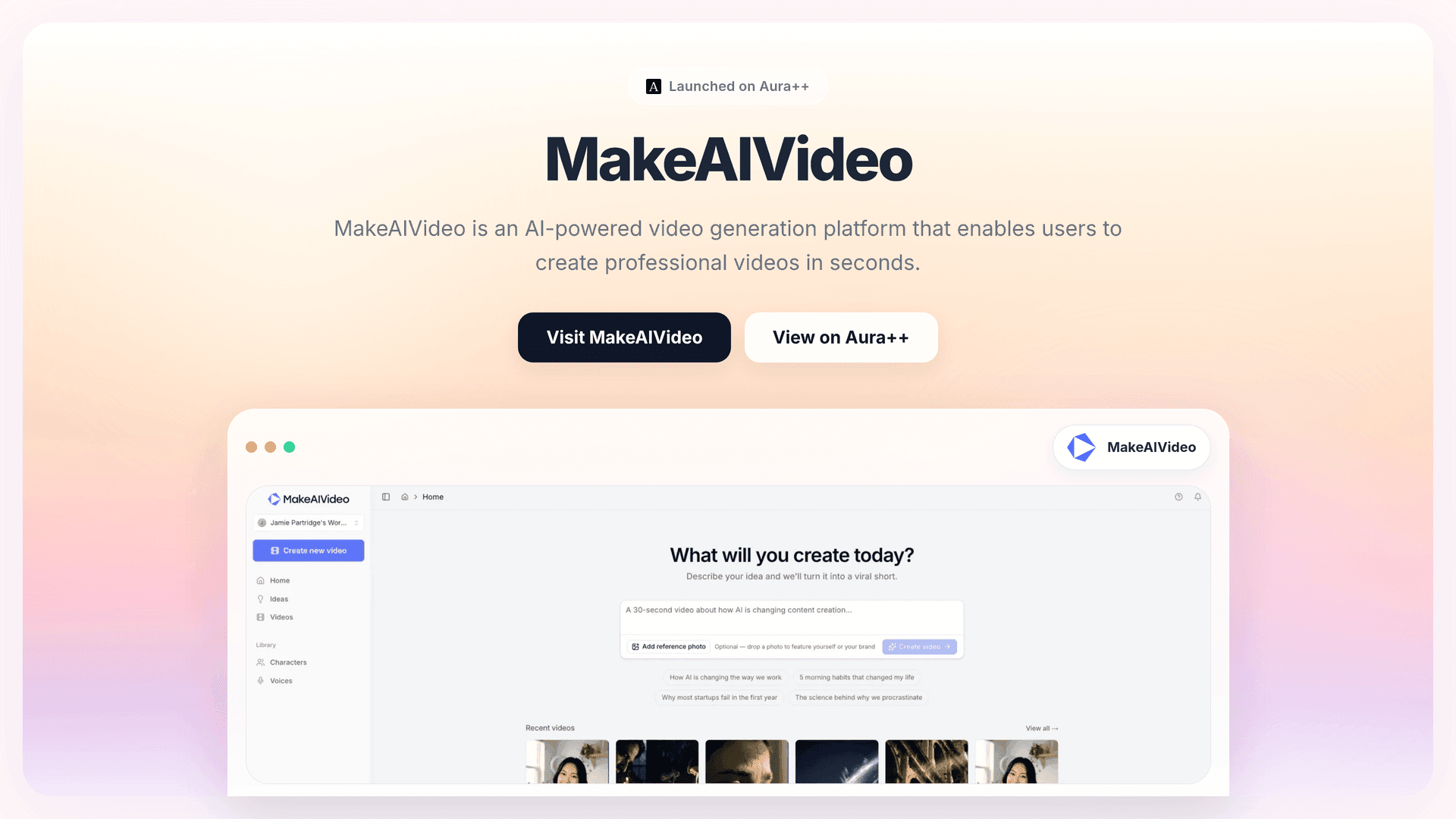 Streamline Video Production with MakeAIVideo's AI Tools