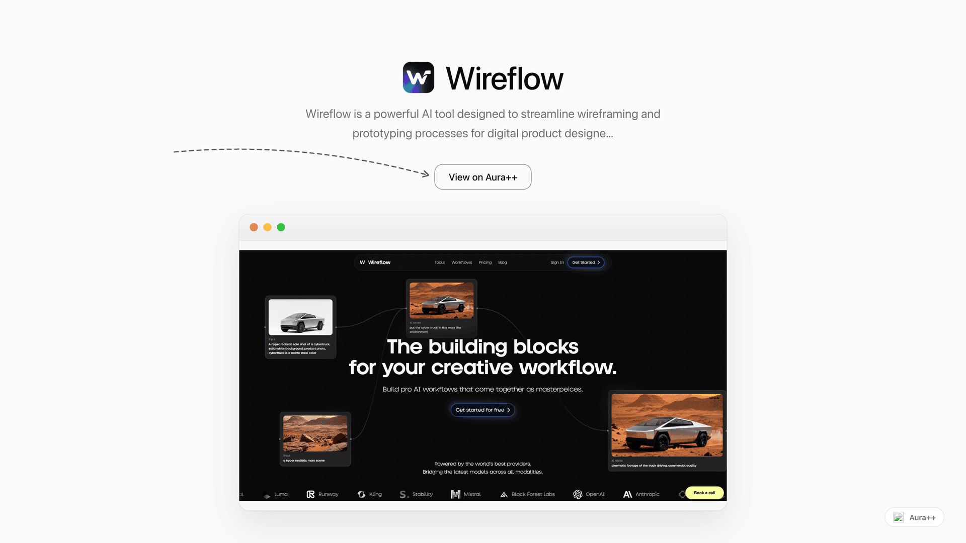 Wireflow launch story featured image on Aura++