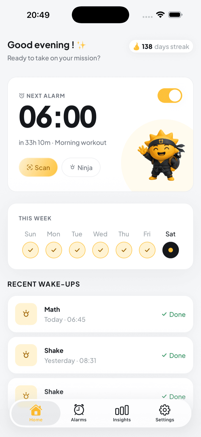 Risly product preview for startup listing on Aura++