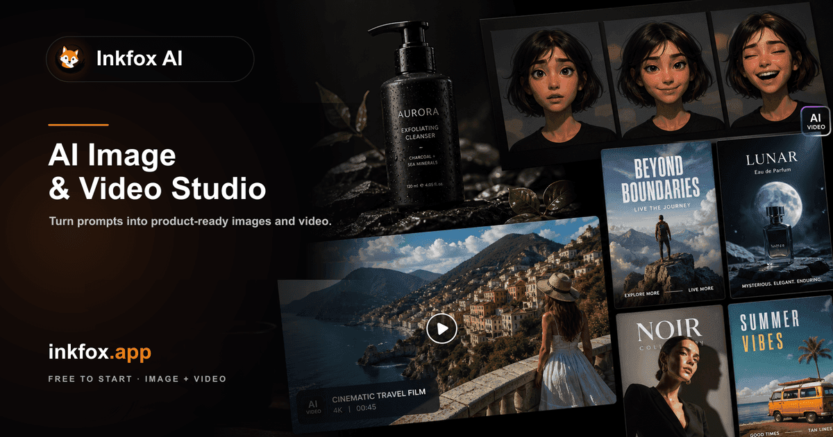 Inkfox AI - Free Unlimited AI Image Generator - Product Image