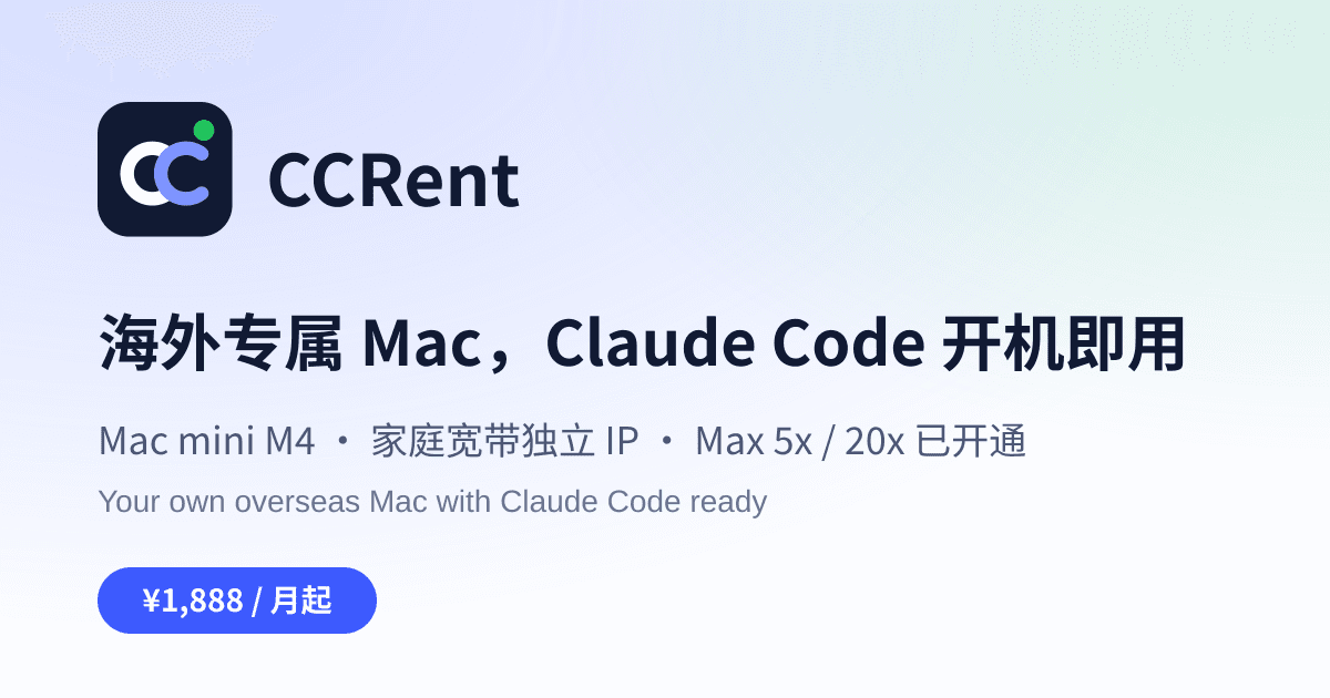 CCRent product preview for startup listing on Aura++