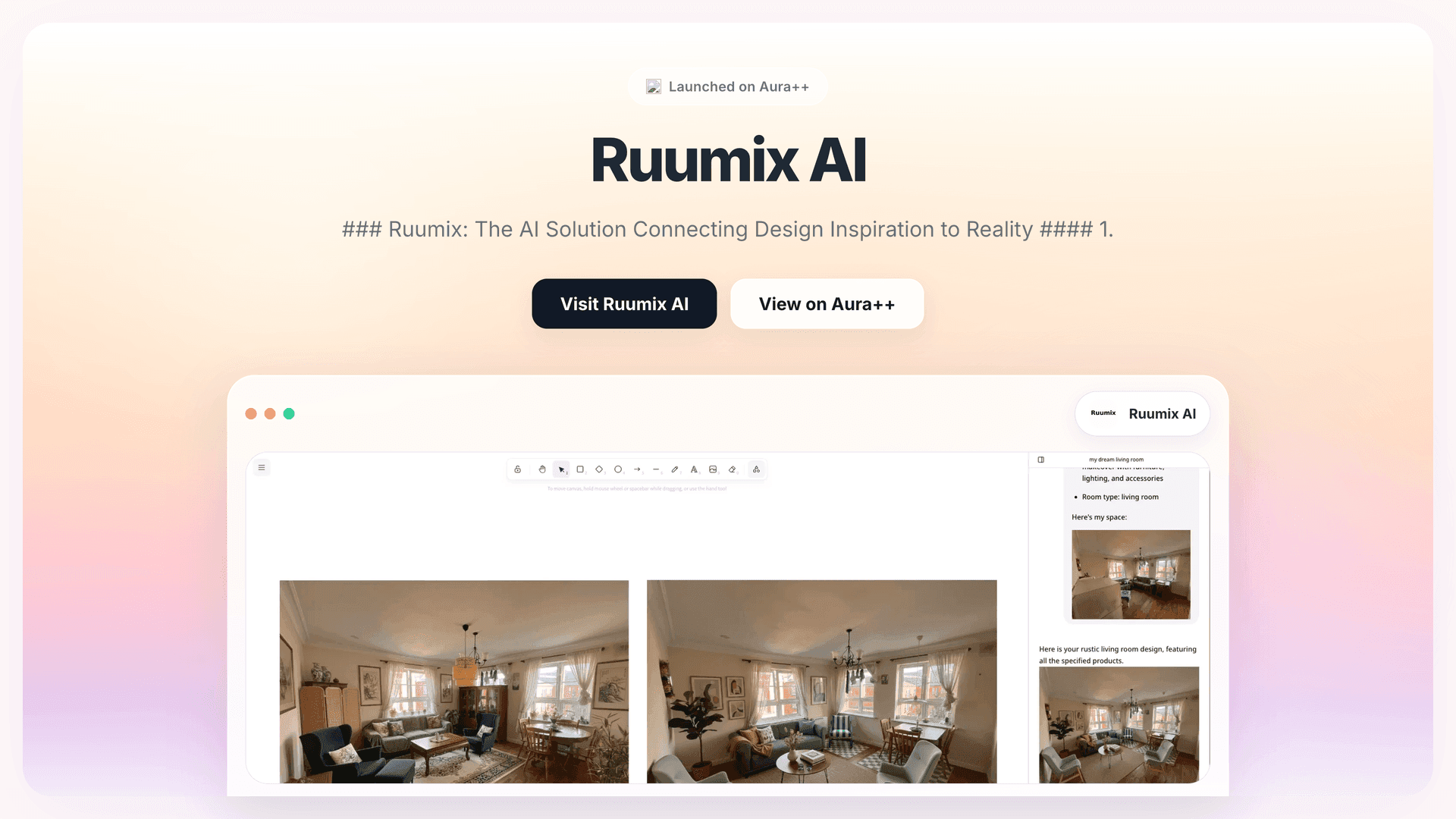 Ruumix AI launch story featured image on Aura++