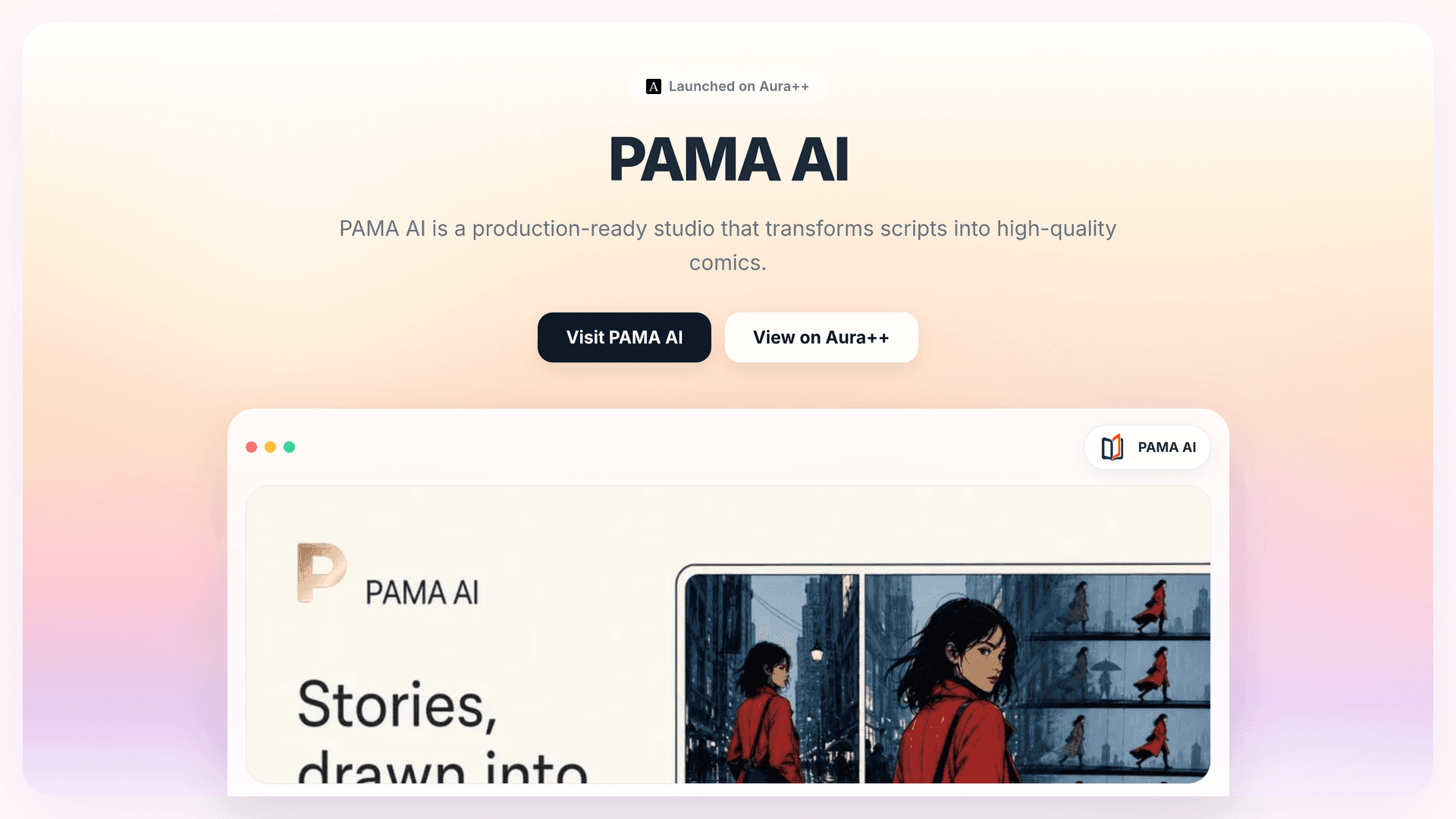 Streamlining Comic Creation with PAMA AI's Design Tools