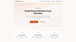 Panda Express Nutrition Calculator startup logo on Aura++