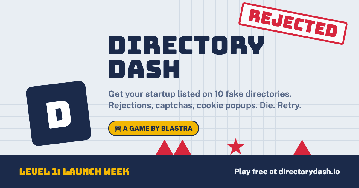 Directory Dash product preview for startup listing on Aura++