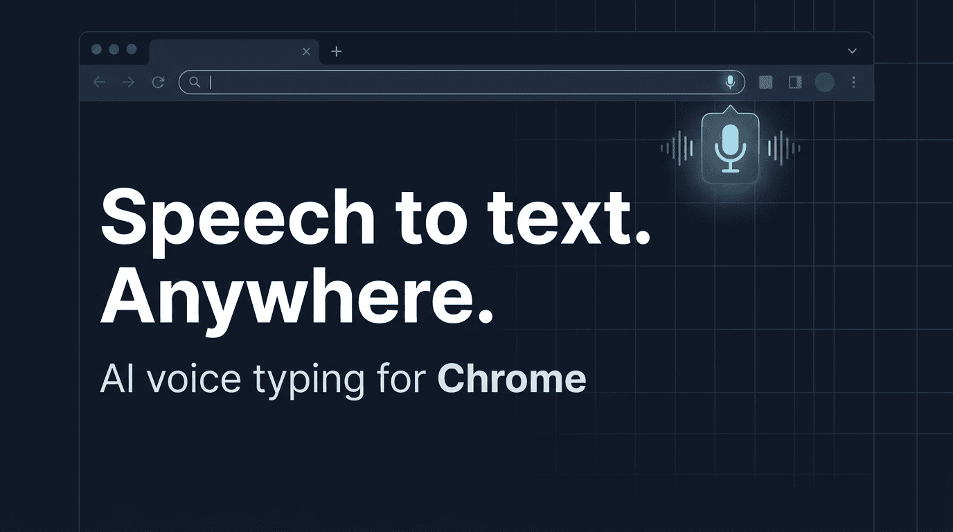 Whisper AI - AI Voice Typing Chrome Extension
