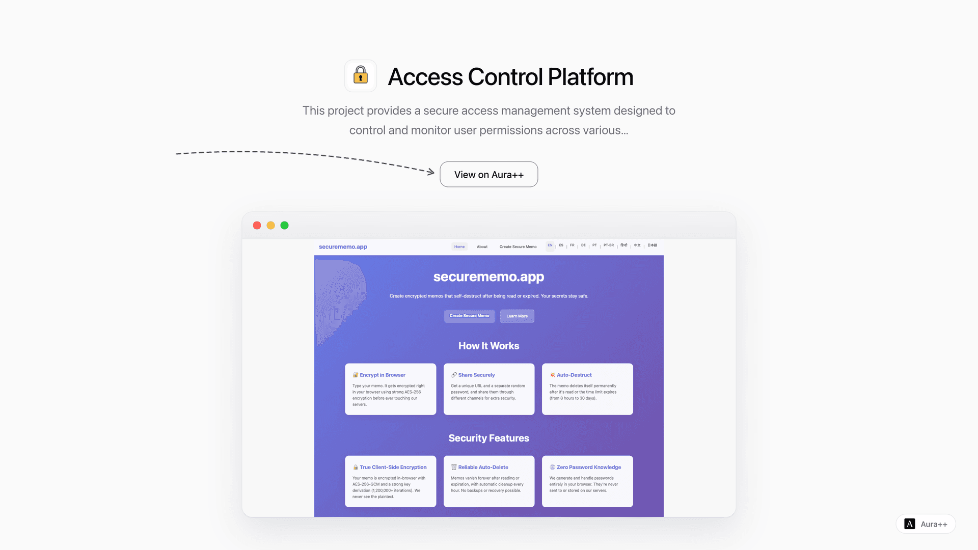 Access Control Platform launch story featured image on Aura++