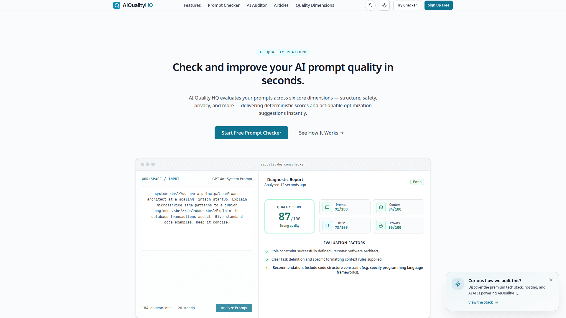 AI Quality Prompt Suite