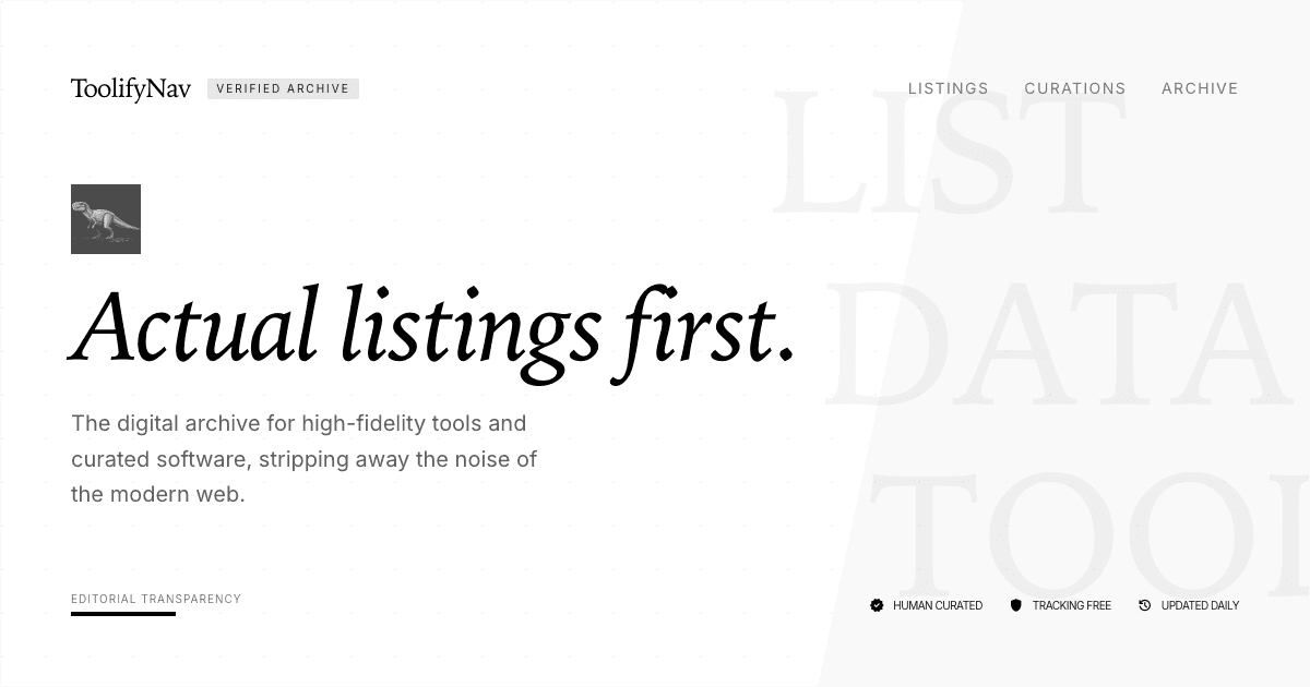 ToolifyNav product preview for startup listing on Aura++