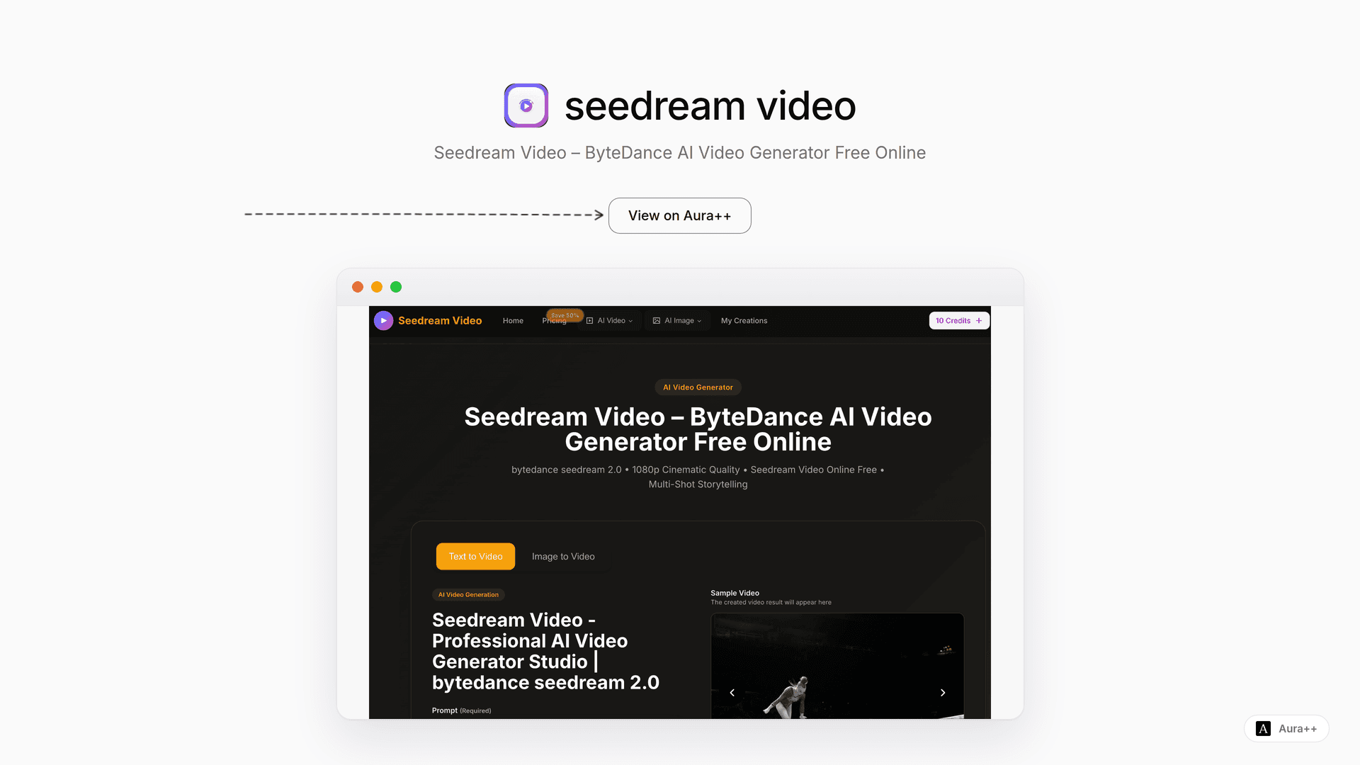 seedream video launch story featured image on Aura++