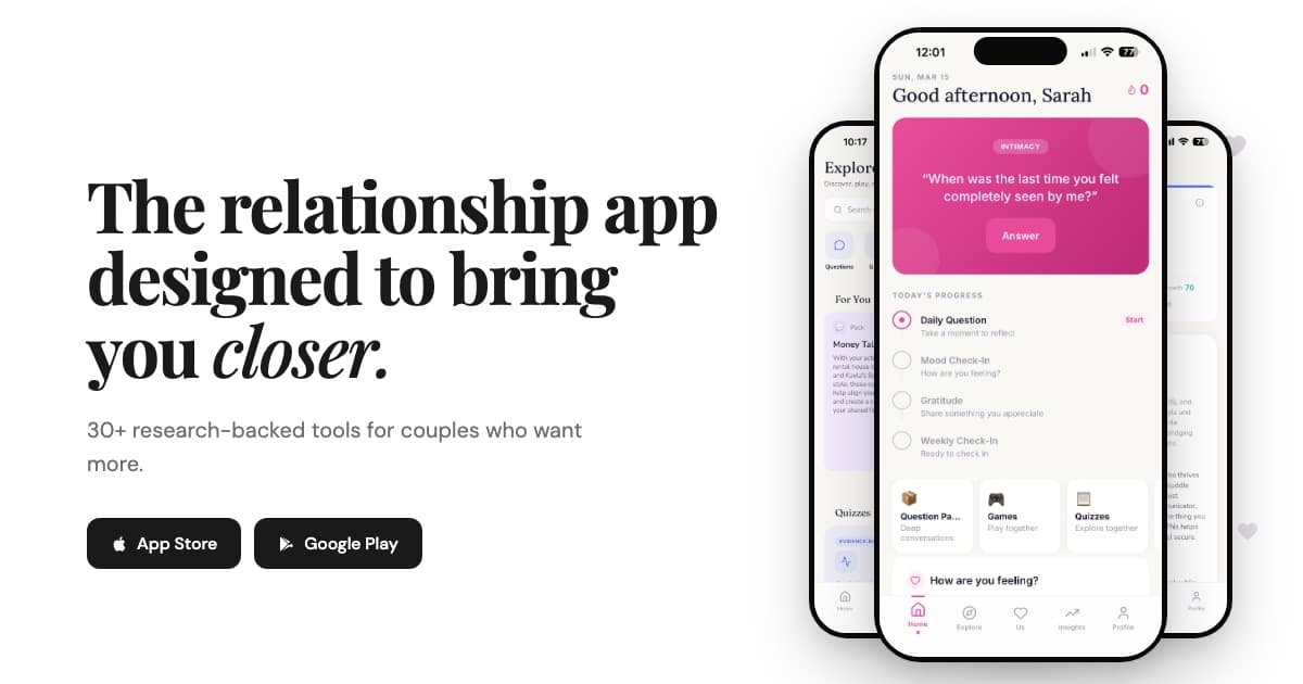 Connected Couples Relationship App