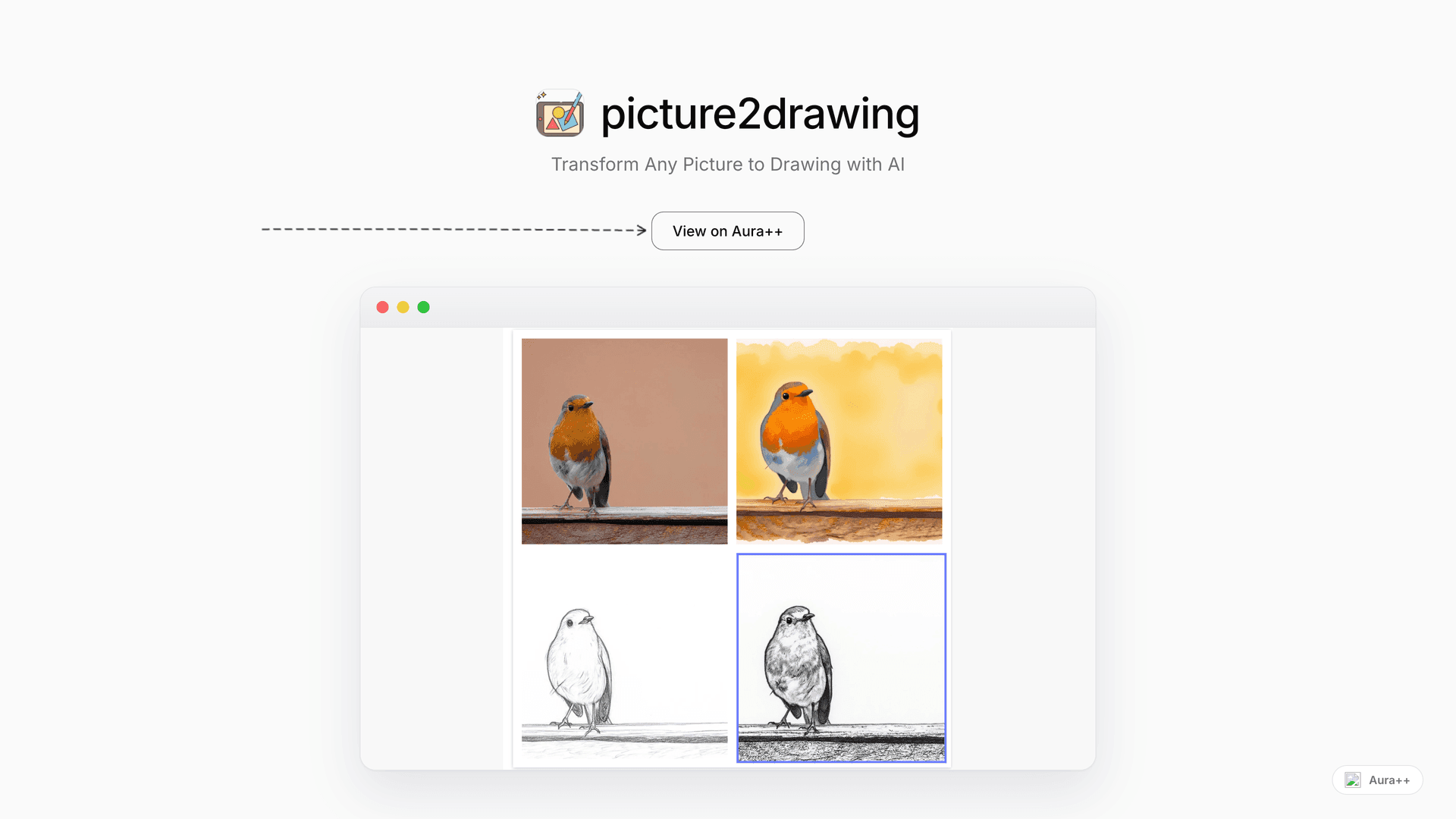 picture2drawing launch story featured image on Aura++