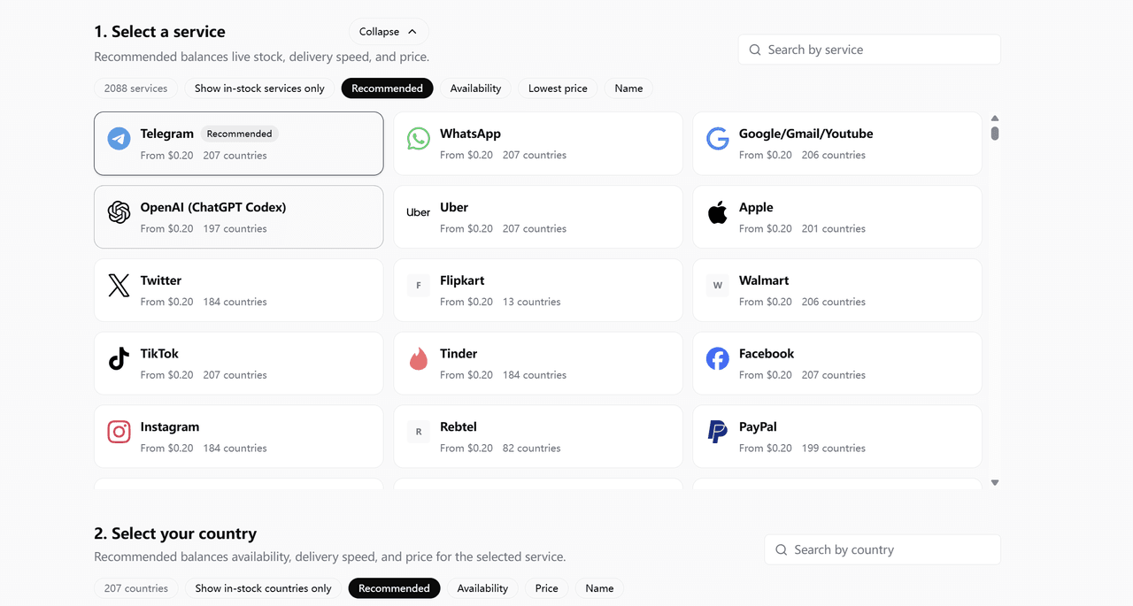 DogeSMS product preview for startup listing on Aura++