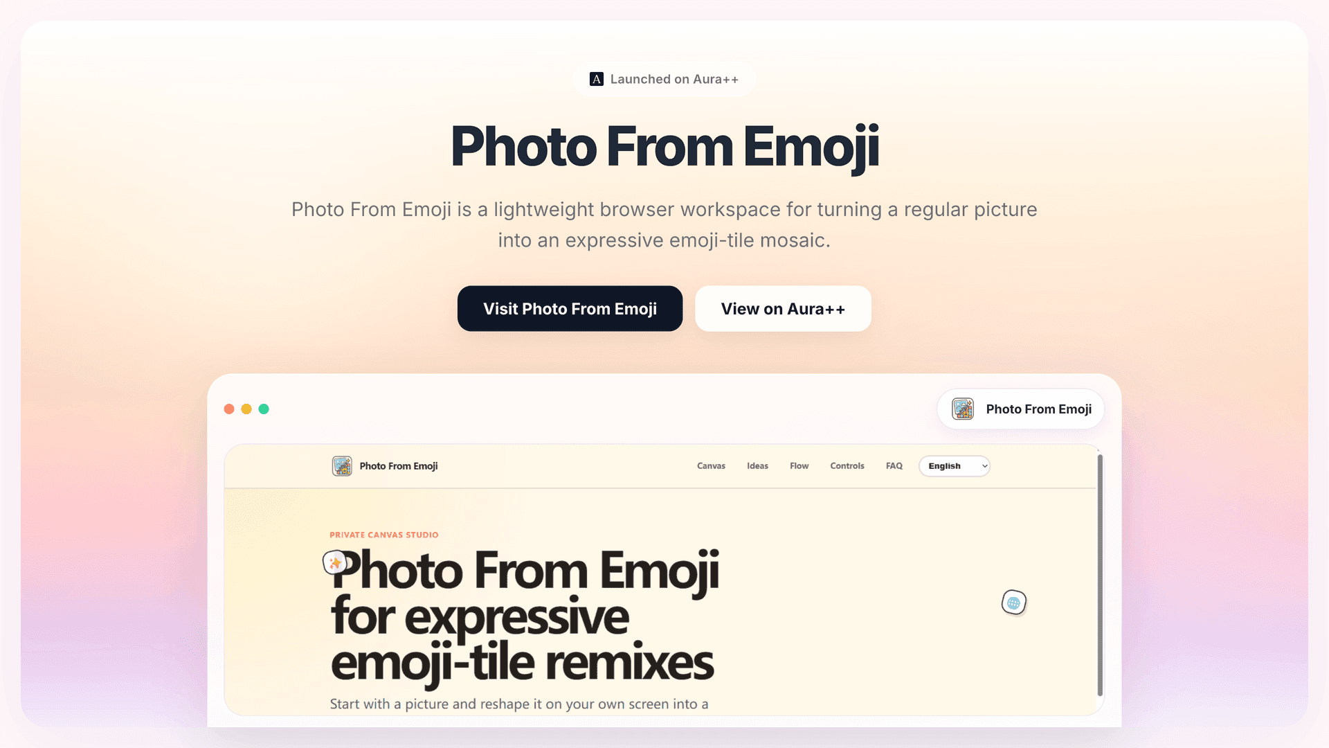 Photo From Emoji launch story featured image on Aura++