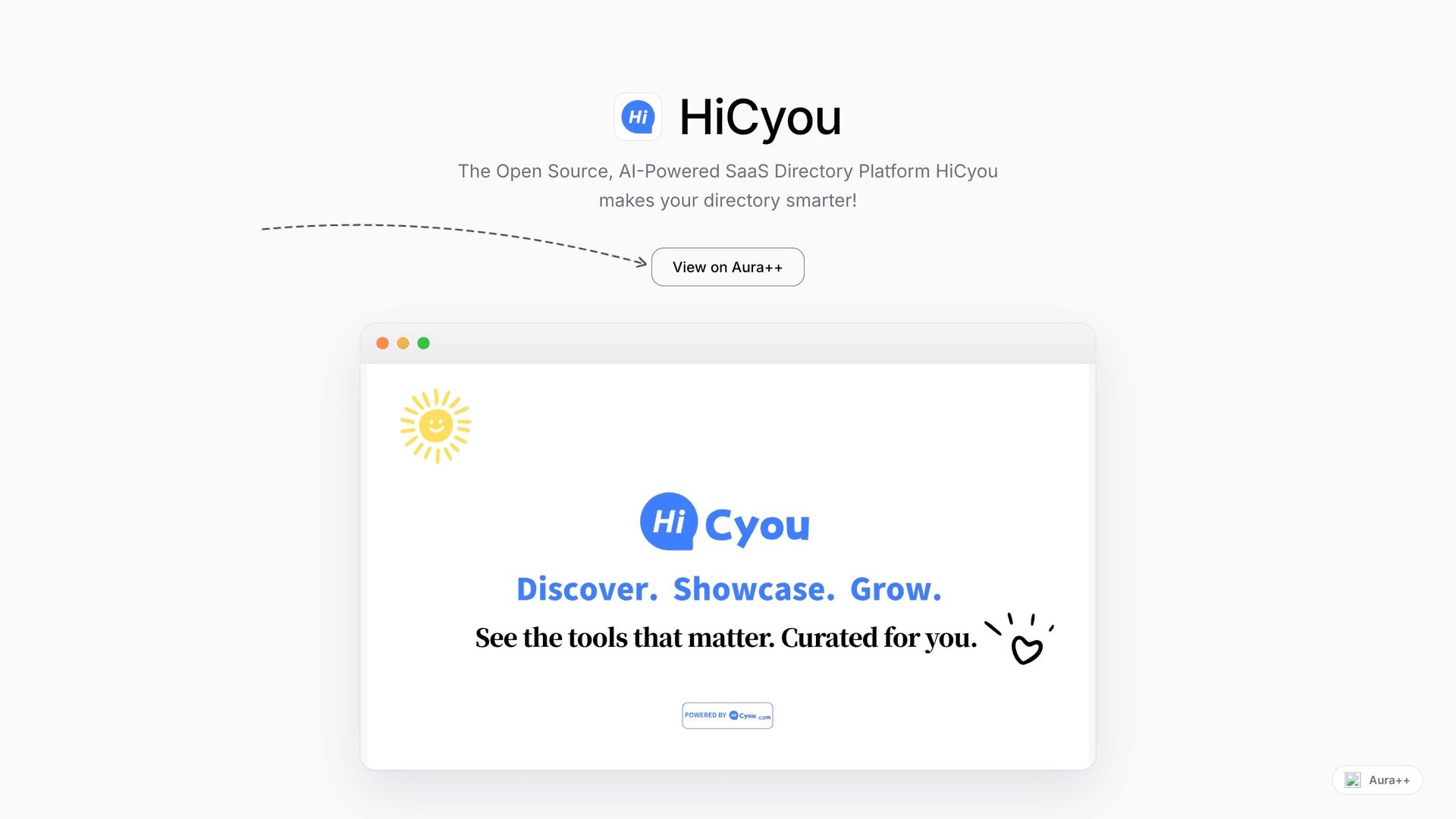 HiCyou launch story featured image on Aura++