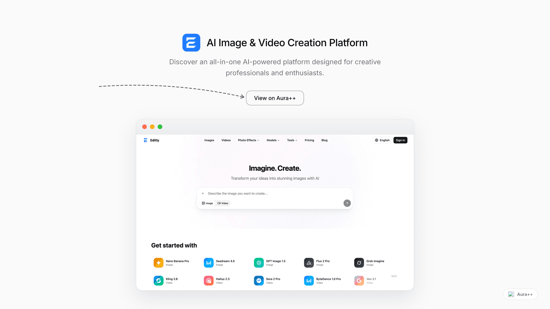 AI Image & Video Creation Platform