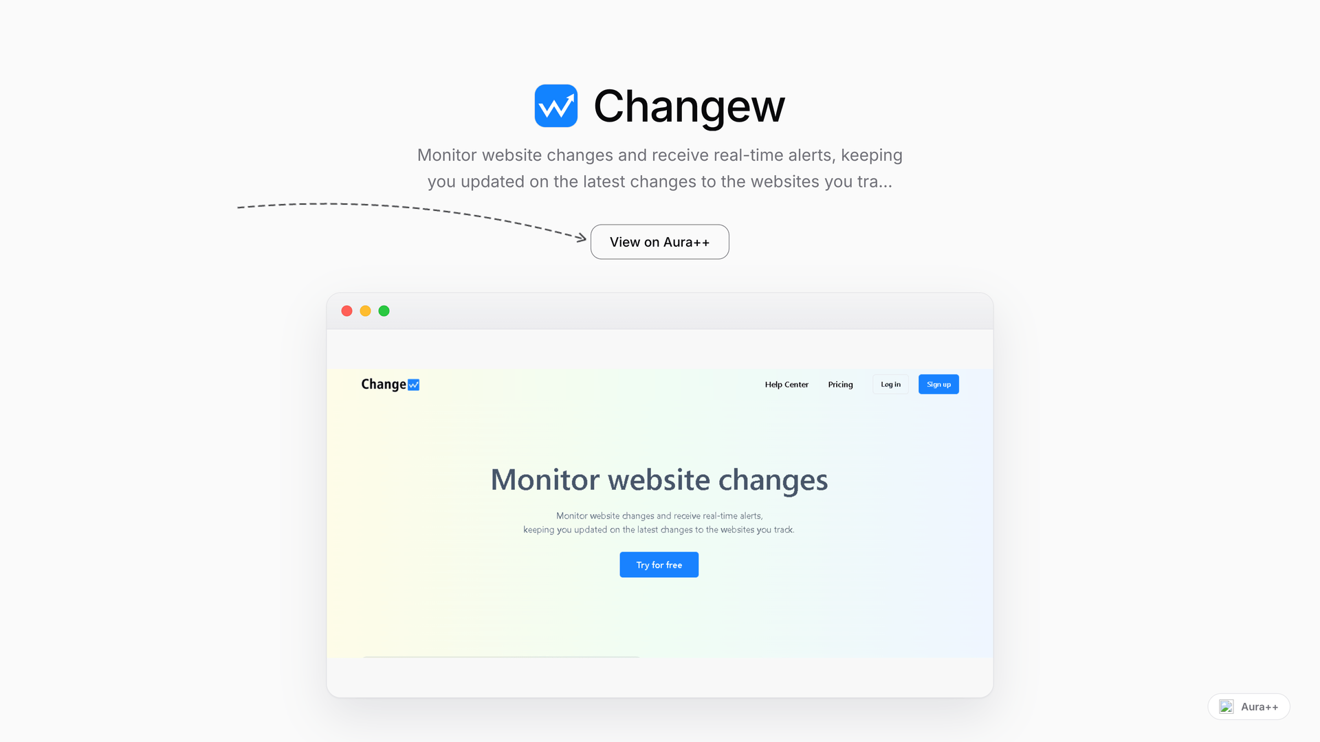Changew launch story featured image on Aura++