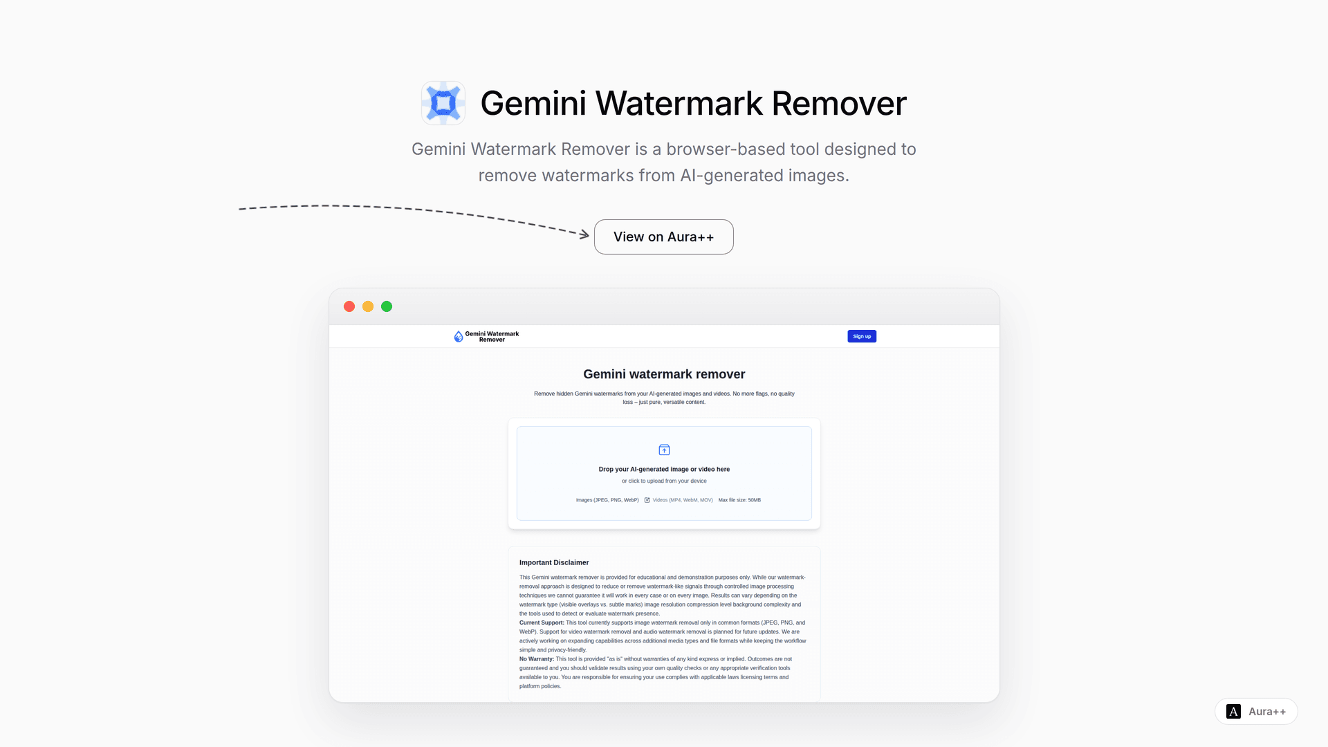 Gemini Watermark Remover